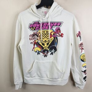 Cartoon Network Vintage The Powerpuff Girls Villians Graphic Pullover Hoodie M